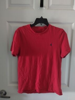 Polo by Ralph Lauren Men’s Red Crew Neck Tee Size S